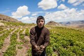 Leonel, el joven boliviano que lucha por preservar hasta 40 variedades de papas nativas