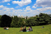 The Buttes Chaumont in Paris