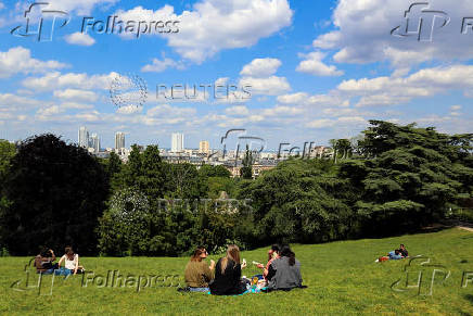 The Buttes Chaumont in Paris