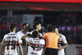 Match between são paulo and talleres for the 2025 libertadores cup.