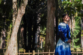 Japan's Princess Kako visits Botanical Garden (Jardim Botanico), in Rio de Janeiro