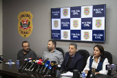 Coletiva de Imprensa sobre o assassinato do empresário em Interlagos