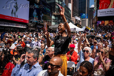Juneteenth celebration in New York