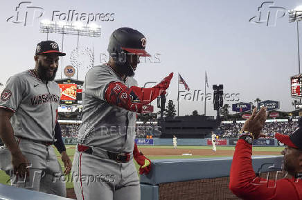 MLB: Washington Nationals at Los Angeles Dodgers
