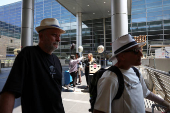Israeli nationals arrive at Ben Gurion International airport from abroad, in Tel Aviv
