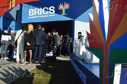 Chegada dos Chefes de Estado na cerimônia de abertura do Fórum Empresarial dos Brics