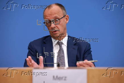 German chancellor's annual summer press conference in Berlin