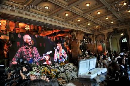 Velório da cantora Preta Gil no Theatro Municipal do Rio de Janeiro
