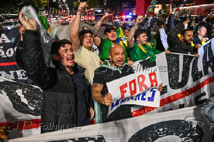 Bolsonaristas fazem protesto na Av. Paulista - SP