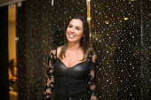 Maria Luiza de Godoy no lançamento do livro 