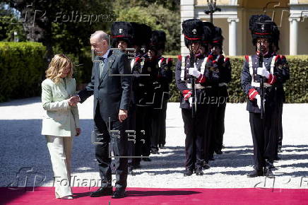 Italian PM Meloni receives Turkish President Erdogan for bilateral meeting in Rome