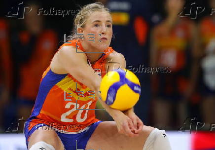 FIVB Volleyball Women's Nations League - Netherlands vs Poland