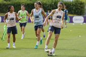 Entrenamiento selección española femenina de fútbol