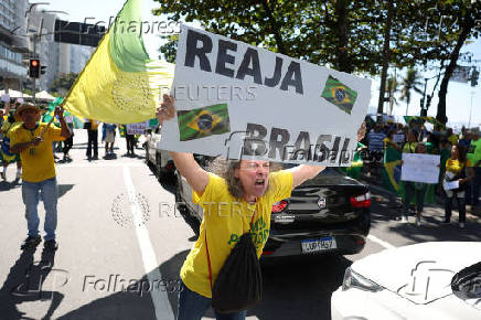 Demonstration in support of former Brazilian President Bolsonaro