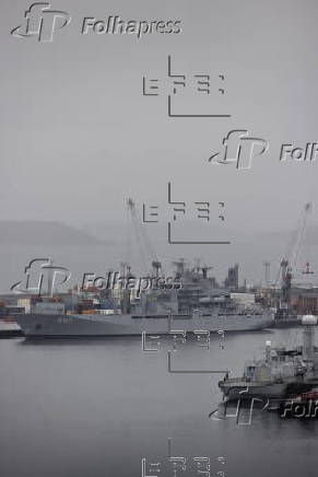 The German Navy ship FGS Berlin visits Greenland