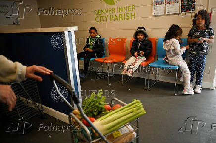 Food pantry is busy, weeks into the continuing U.S. government shutdown, in Denver