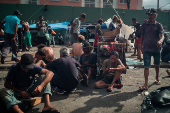 Movimento de dependentes químicos na região da Cracolândia