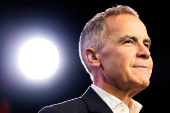 Canada's Prime Minister Mark Carney makes a campaign stop in Hamilton, Ontario