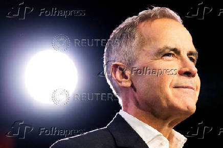 Canada's Prime Minister Mark Carney makes a campaign stop in Hamilton, Ontario