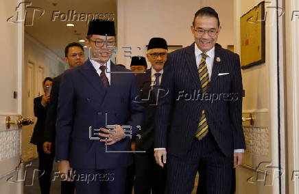 Thai Foreign Minister Sangiampongsa meets Indonesia's Foreign Minister Sugiono in Bangkok