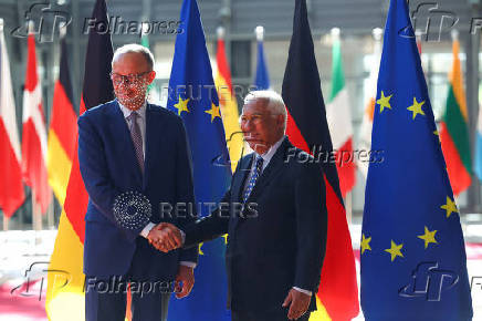 German Chancellor Merz visits Brussels