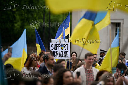 The 12th Annual Vyshyvanka March takes place in London