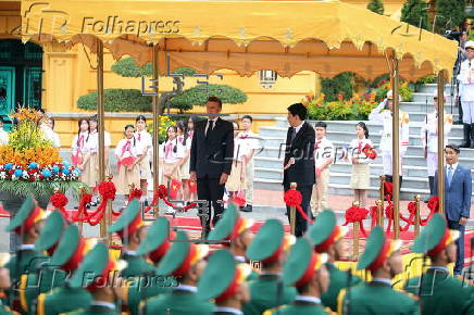 French President Emmanuel Macron visits Vietnam