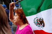 Protest during the judicial and magistrate elections, in Mexico City