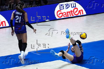 FIVB Volleyball Women's Nations League - Belgium vs Thailand