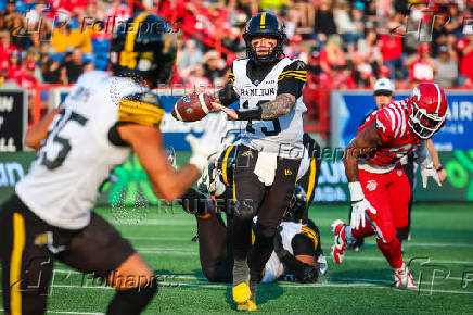 CFL: Hamilton Tiger-Cats at Calgary Stampeders