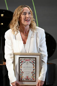 Britain's King Charles attends the King's Foundation Awards ceremony, in London