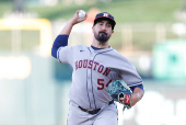 MLB: Houston Astros at Athletics