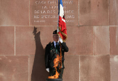 Ceremony marking the 85th anniversary of late French General Charles de Gaulle's World War II resistance call