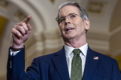US Treasury Secretary Scott Bessent meets with Senate Republicans