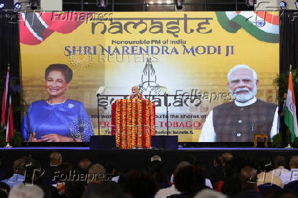 Indian PM Narendra Modi visits Trinidad and Tobago