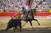 Corrida de rejones Feria del Toro Pamplona