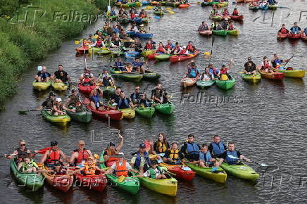 Ruta del río Pilica en canoa