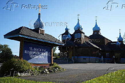 Russian Orthodox church is seen in Anchorage