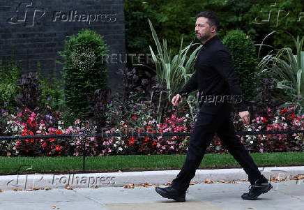 British PM Starmer and Ukrainian President Zelenskiy meet in London