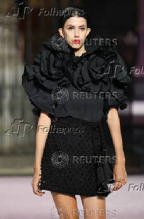 Carolina Herrera presents spring-summer 2026 collection in Madrid's Plaza Mayor
