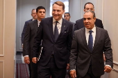 Polish Foreign Minister Radoslaw Sikorski visits Egypt