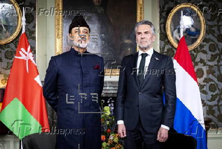 Sultan Haitham bin Tariq Al Said of Oman on a state visit to The Netherlands