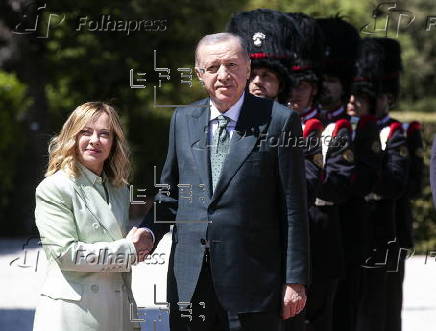 Italian PM Meloni receives Turkish President Erdogan for bilateral meeting in Rome