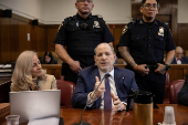 Weinstein appears at Manhattan Criminal Court for his rape and sexual assault trial in New York City