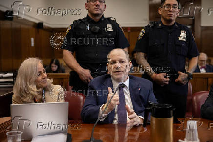 Weinstein appears at Manhattan Criminal Court for his rape and sexual assault trial in New York City