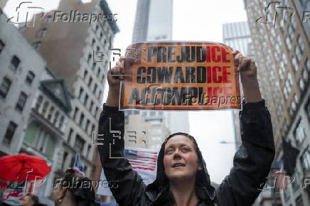No Kings Protest against Donald Trump in New York