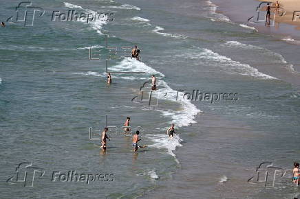 Daily life at Tel Aviv beach