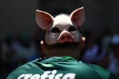 FIFA Club World Cup - Palmeiras fans gather before Palmeiras v Chelsea