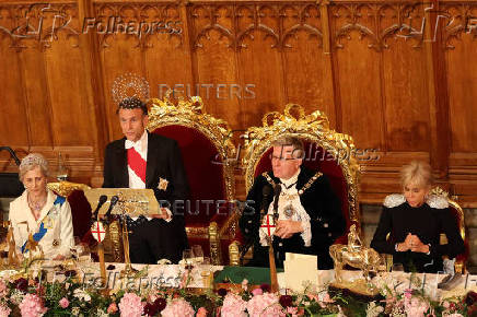 French President Macron visits Britain