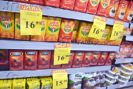 Queda no preço do café